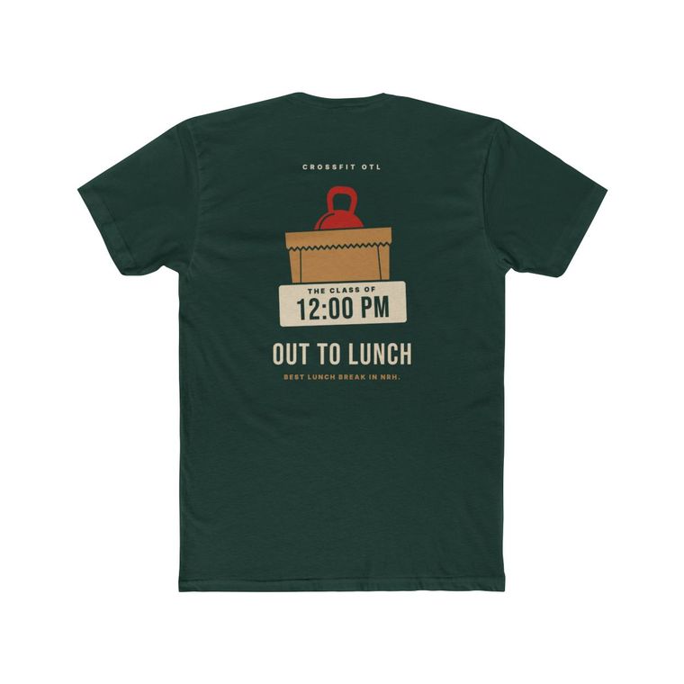Out To Lunch tee, back view