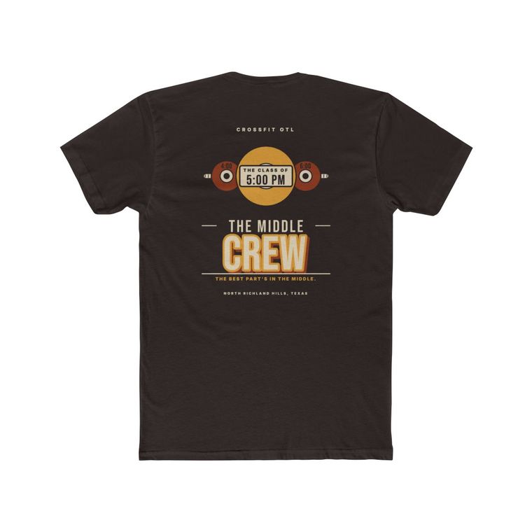 The Middle Crew tee, back view