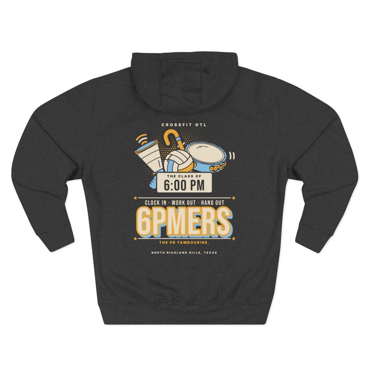 6PMers hoodie, back view